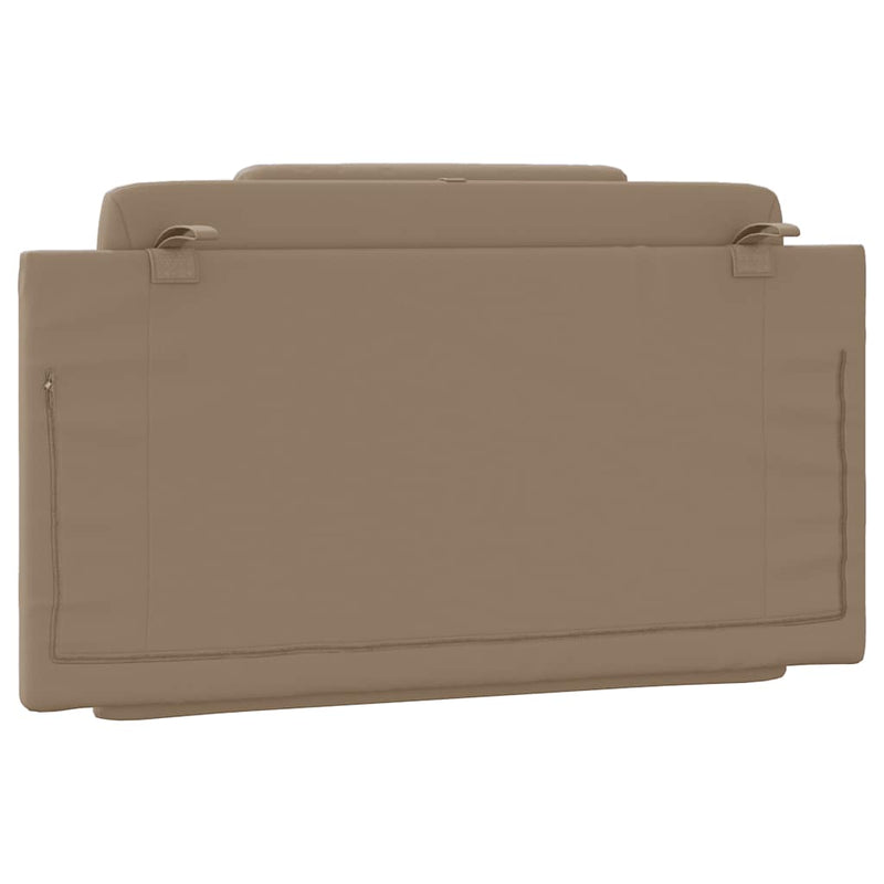 Pernă pentru tăblie pat, Viana, cappuccino, 100 cm, piele artificială