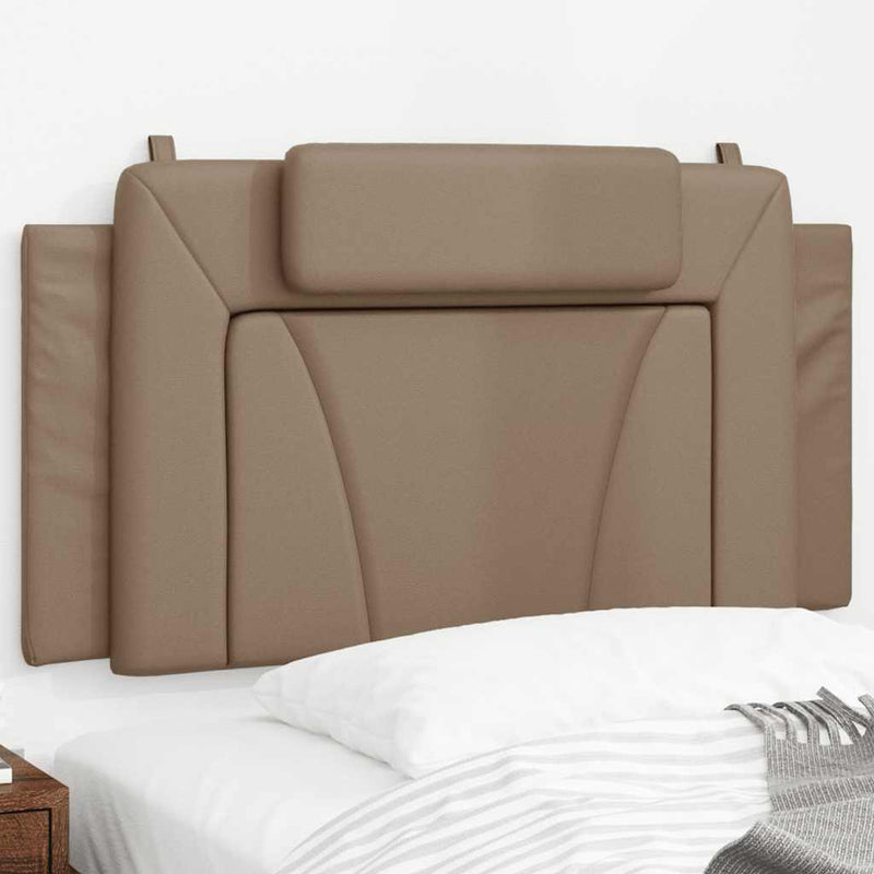 Pernă pentru tăblie pat, Viana, cappuccino, 100 cm, piele artificială
