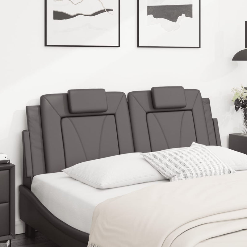 Pernă pentru tăblie, Viana, gri, 120 cm, piele artificială