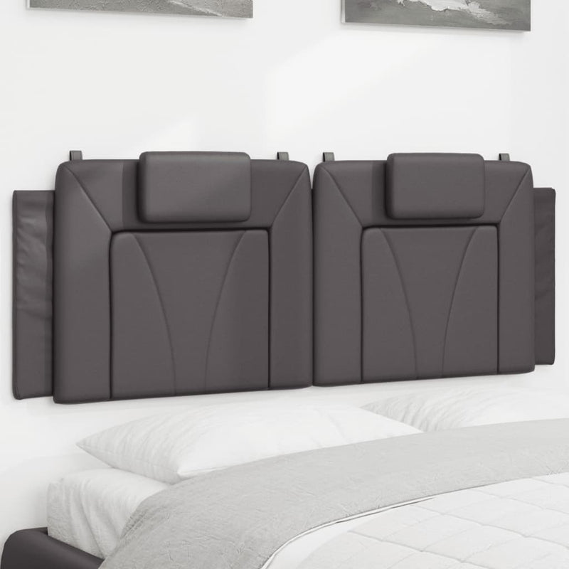 Pernă pentru tăblie, Viana, gri, 120 cm, piele artificială