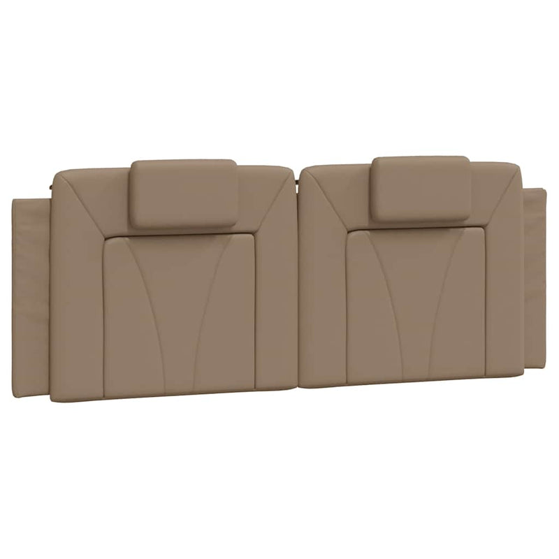 Pernă pentru tăblie pat, Viana, cappuccino, 120 cm, piele artificială