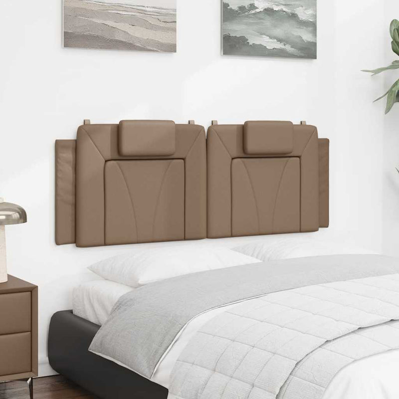 Pernă pentru tăblie pat, Viana, cappuccino, 120 cm, piele artificială