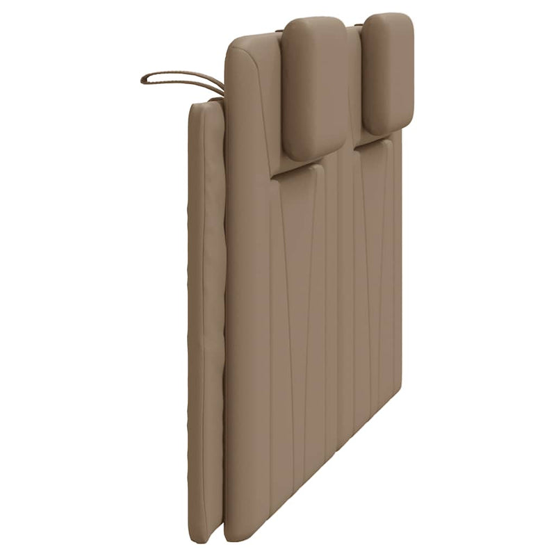 Pernă pentru tăblie pat, Viana, cappuccino, 120 cm, piele artificială
