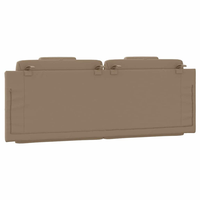 Pernă pentru tăblie pat, Viana, cappuccino, 120 cm, piele artificială