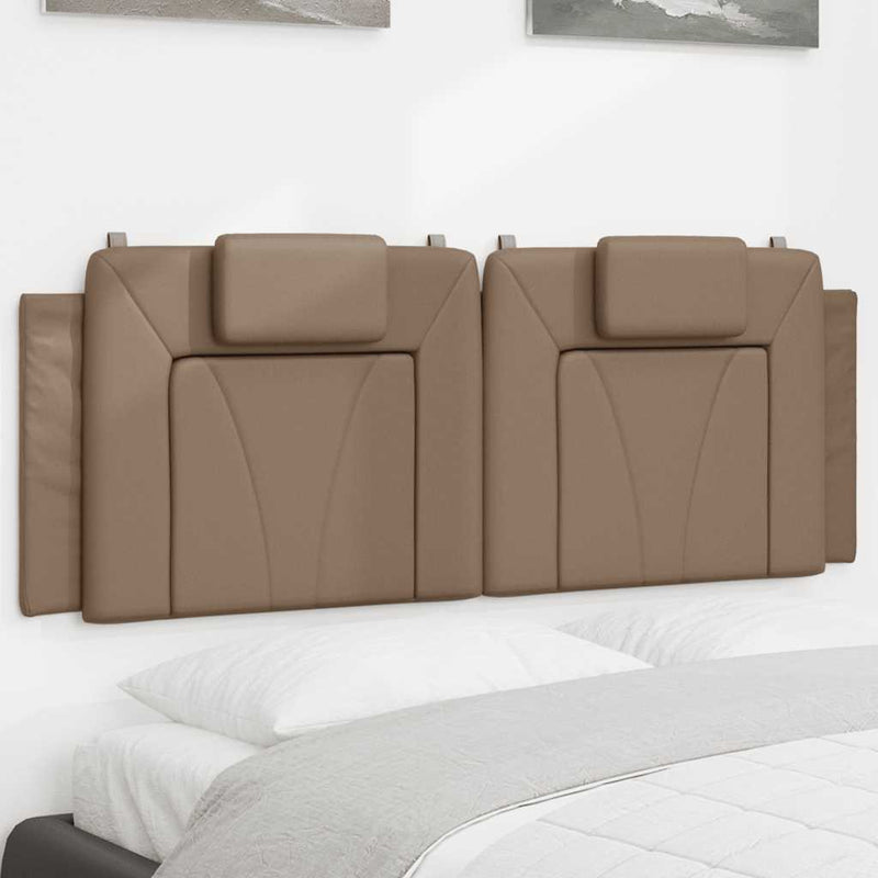 Pernă pentru tăblie pat, Viana, cappuccino, 120 cm, piele artificială