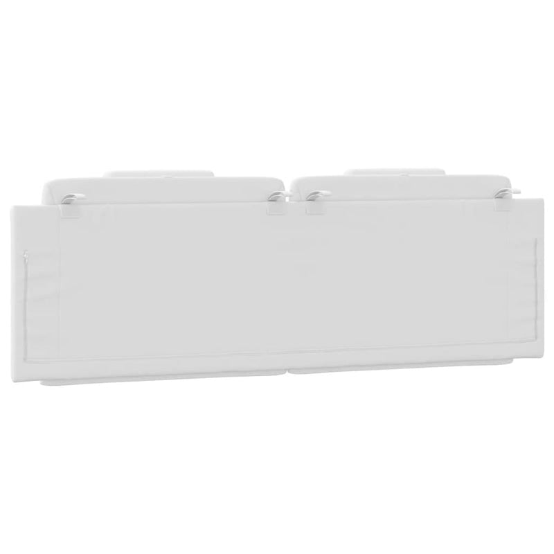 Pernă pentru tăblie pat, Viana, alb, 160 cm, piele artificială