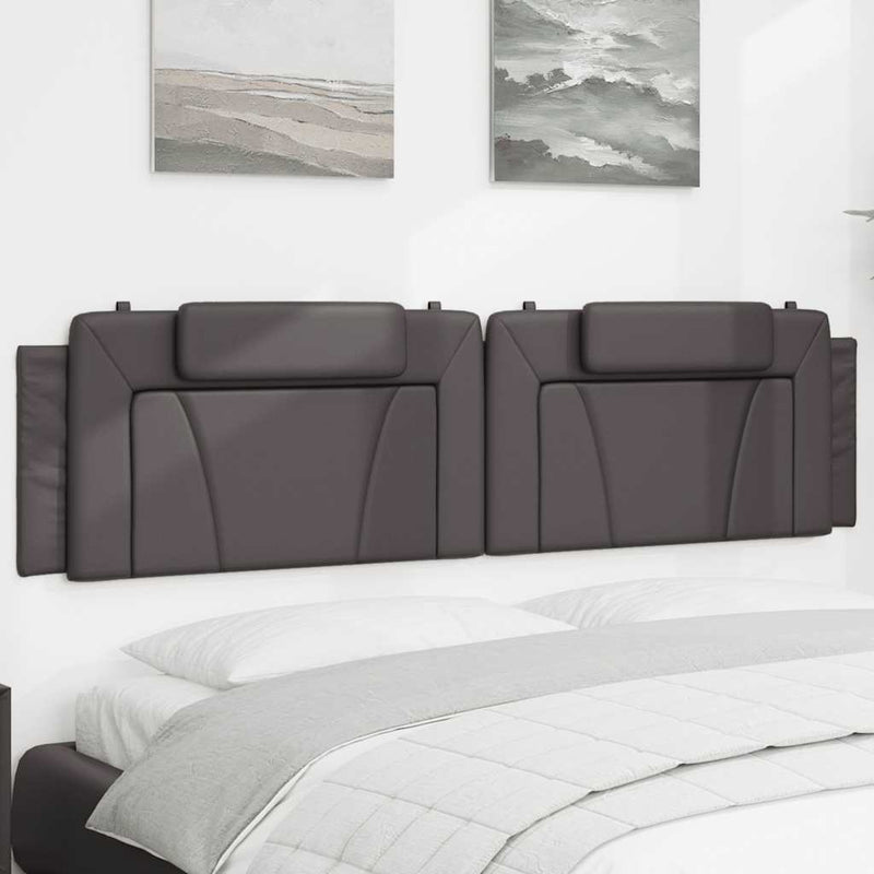 Pernă pentru tăblie, Viana, gri, 200 cm, piele artificială