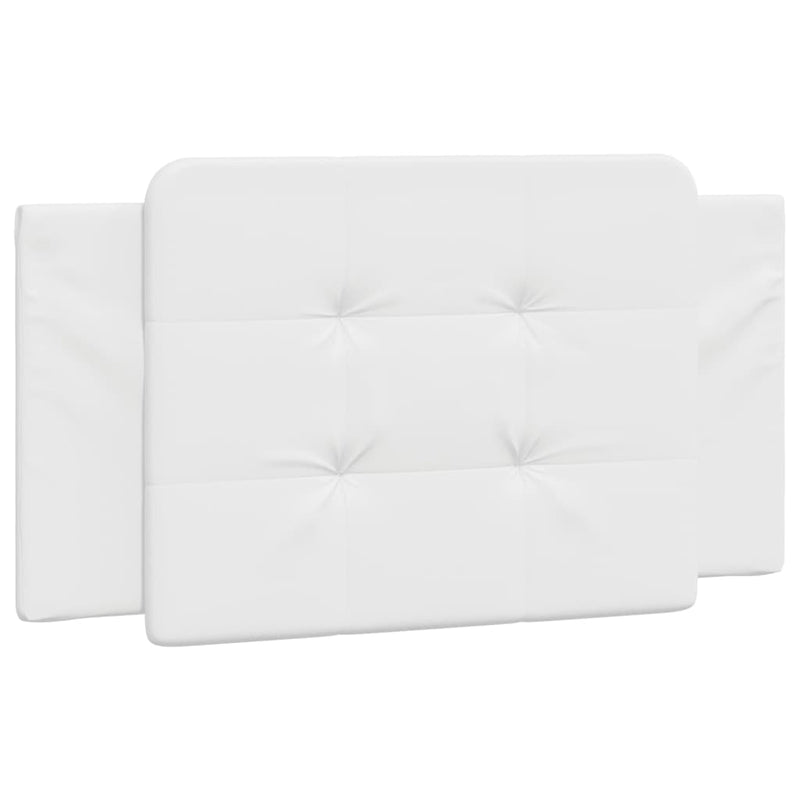 Pernă pentru tăblie pat, Zadar, alb, 100 cm, piele artificială