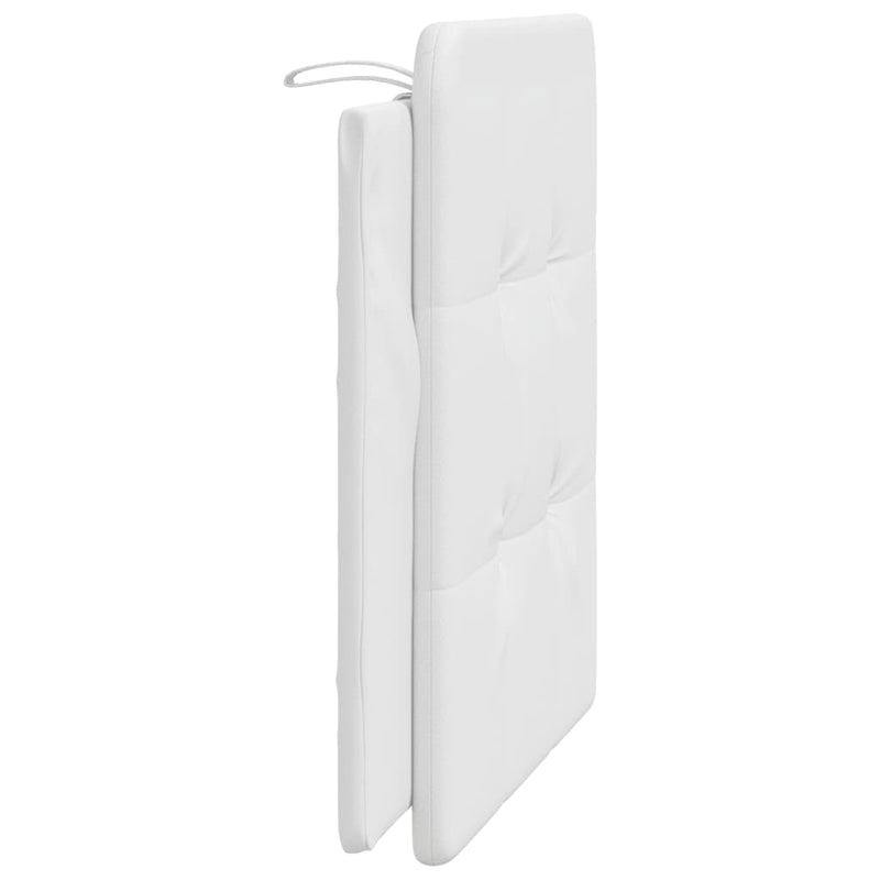 Pernă pentru tăblie pat, Zadar, alb, 100 cm, piele artificială
