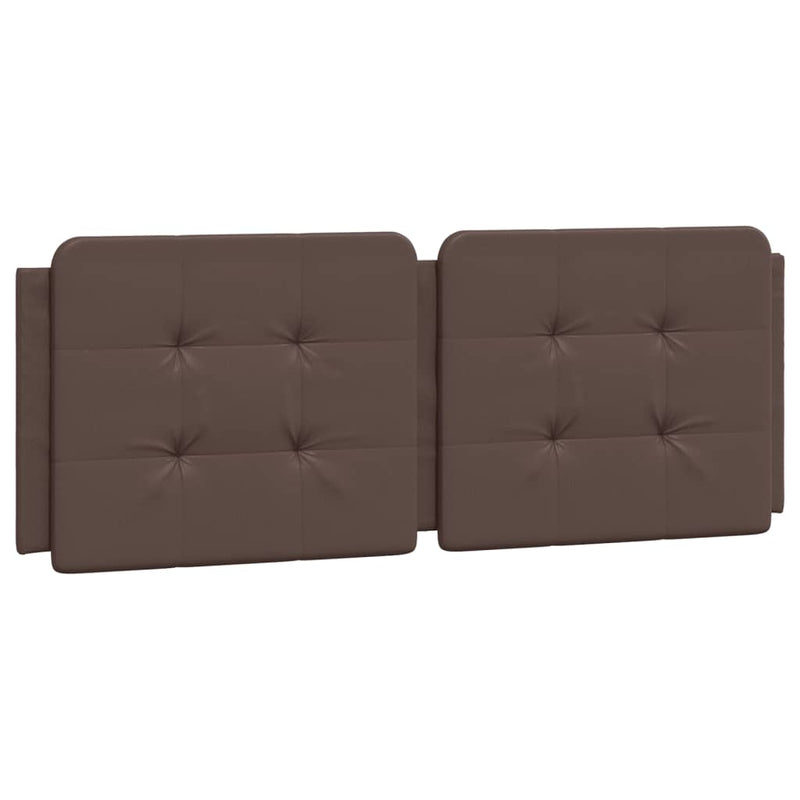 Pernă pentru tăblie pat, Zadar, maro, 120 cm, piele artificială
