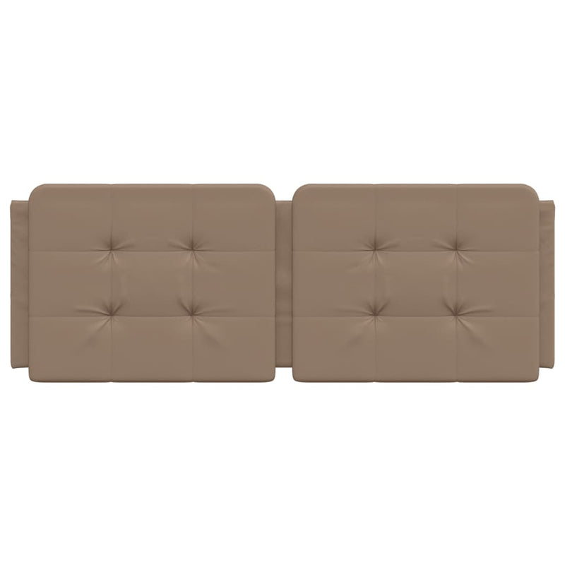 Pernă pentru tăblie pat, Zadar, cappuccino, 120 cm, piele artificială