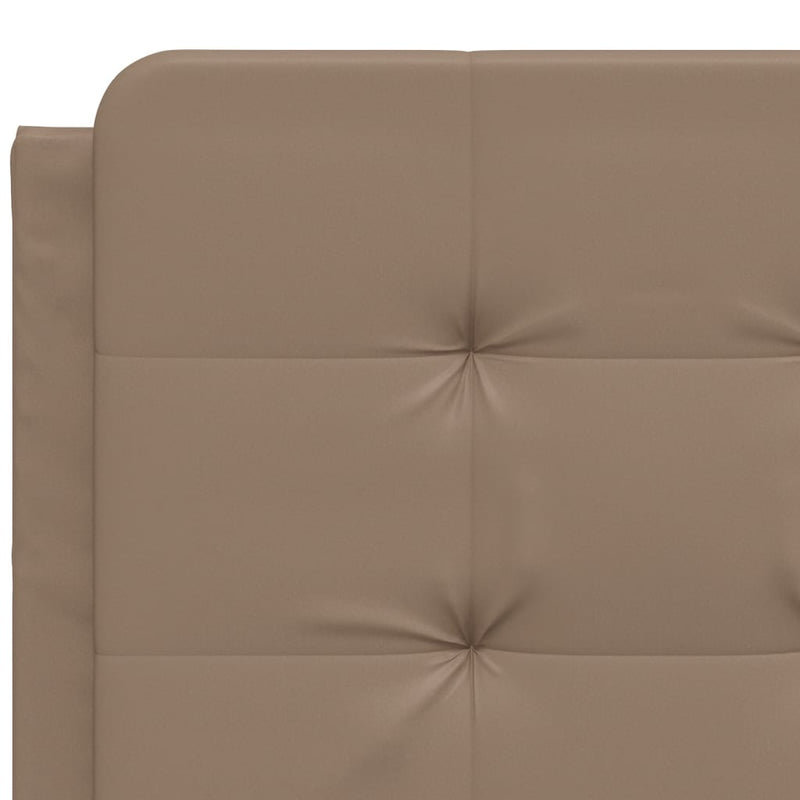 Pernă pentru tăblie pat, Zadar, cappuccino, 120 cm, piele artificială