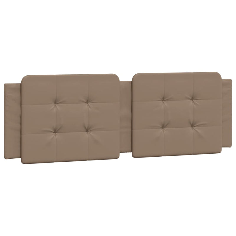 Pernă pentru tăblie pat, Zadar, cappuccino, 160 cm, piele artificială