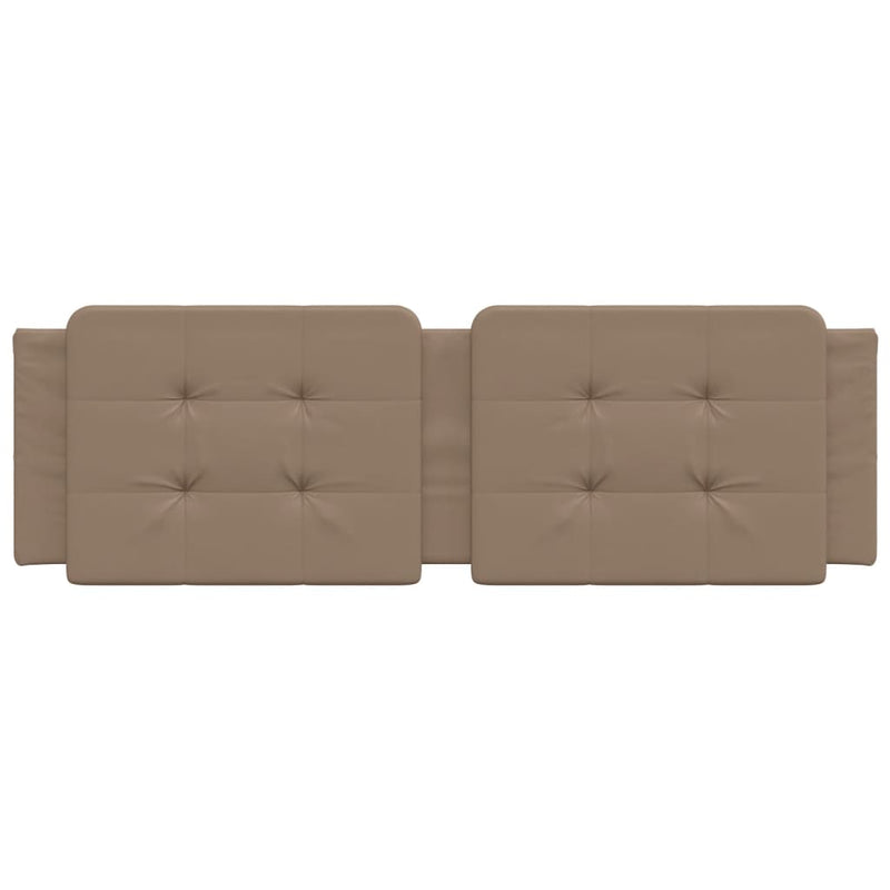 Pernă pentru tăblie pat, Zadar, cappuccino, 160 cm, piele artificială