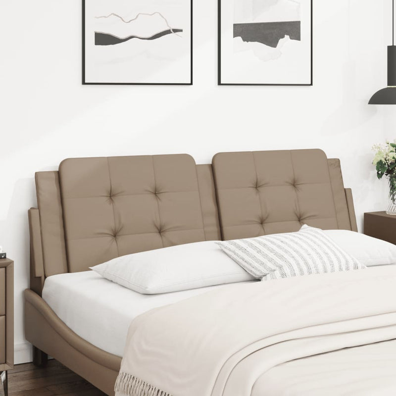 Pernă pentru tăblie pat, Zadar, cappuccino, 160 cm, piele artificială