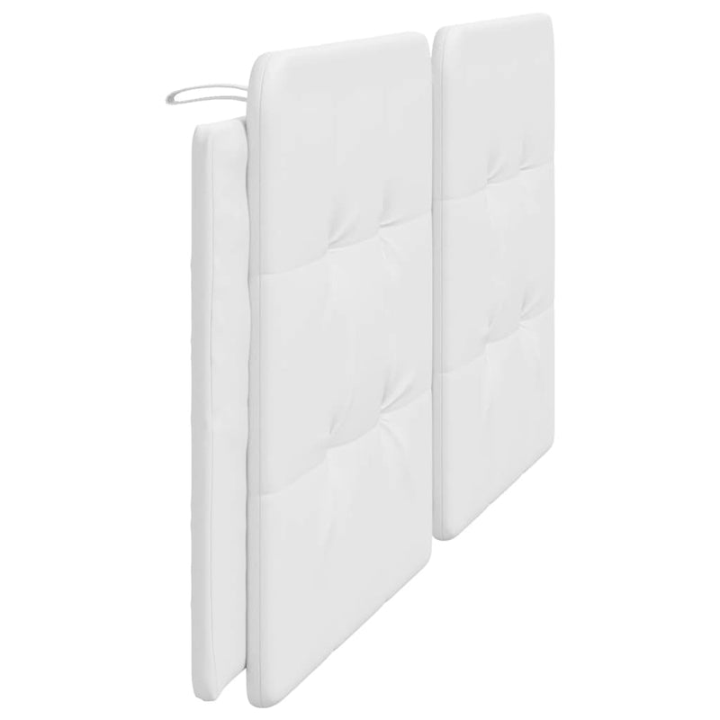 Pernă pentru tăblie pat, Zadar, alb, 200 cm, piele artificială