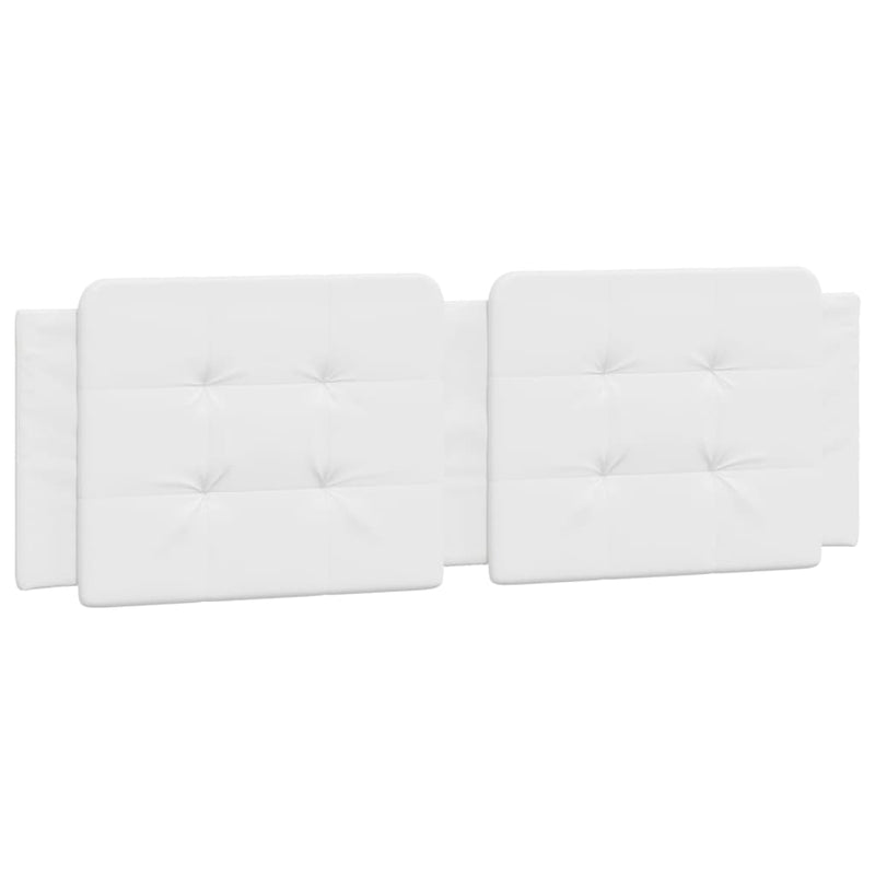 Pernă pentru tăblie pat, Zadar, alb, 152 cm, piele artificială