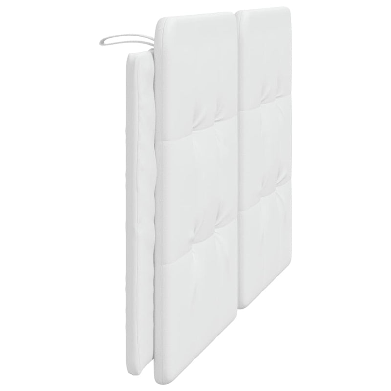 Pernă pentru tăblie pat, Zadar, alb, 152 cm, piele artificială