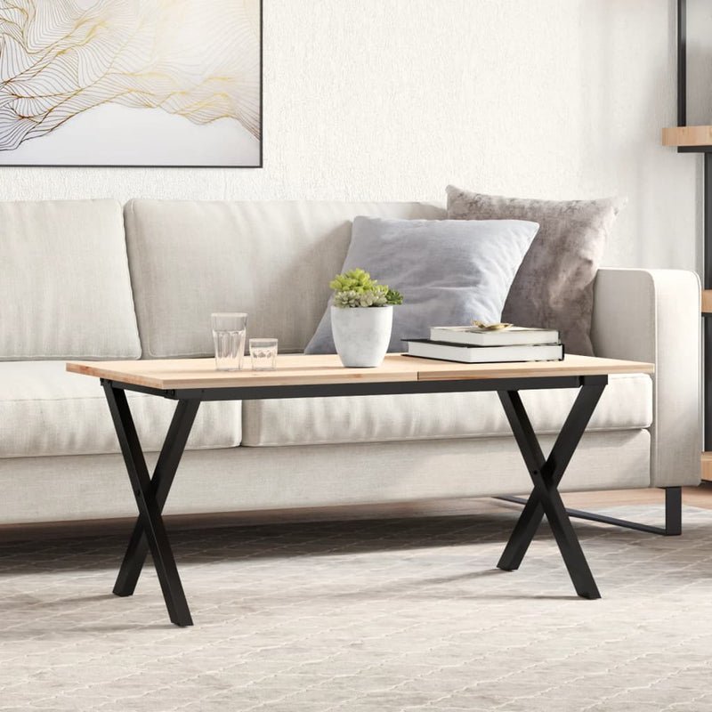 Picioare Măsuță de cafea X-Frame 90x30x43 cm Oţel