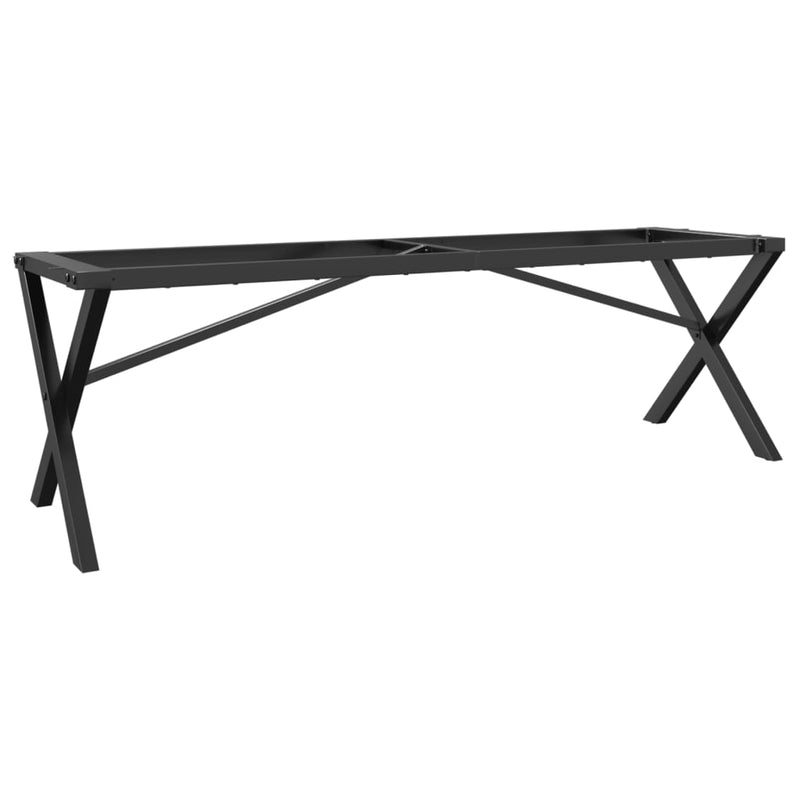 Picioare Măsuță de cafea X-Frame 140x30x43 cm Oţel