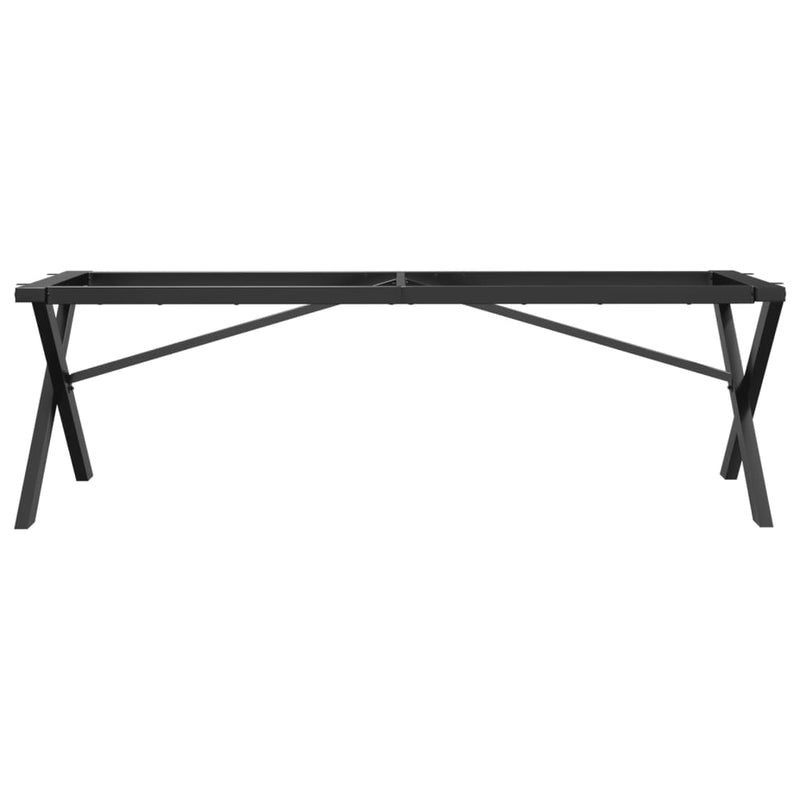 Picioare Măsuță de cafea X-Frame 140x30x43 cm Oţel