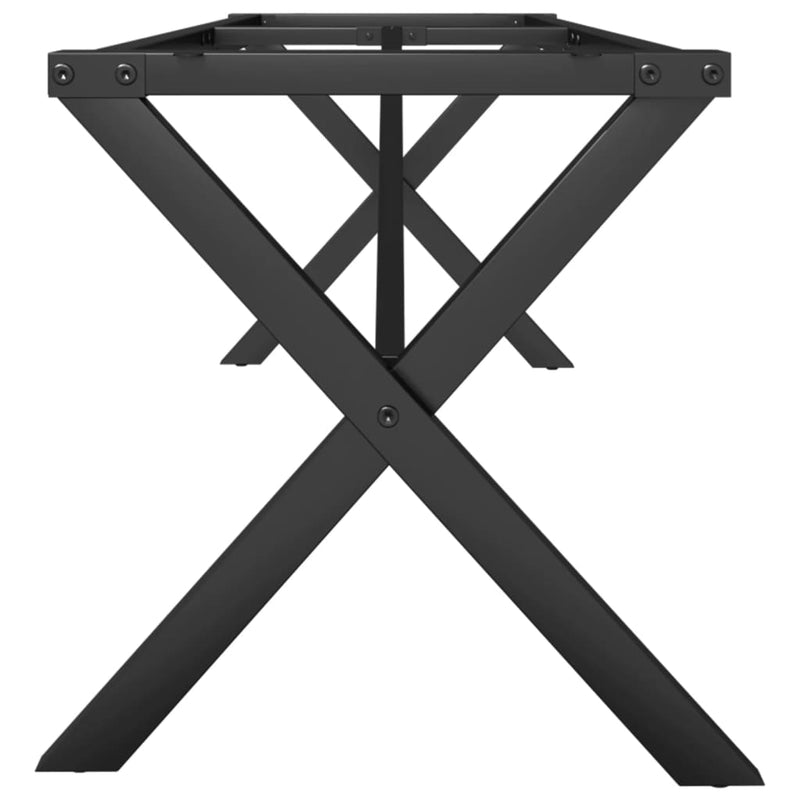 Picioare Măsuță de cafea X-Frame 140x30x43 cm Oţel