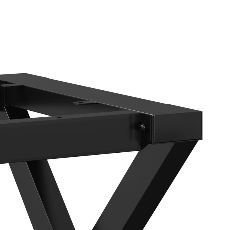Picioare Măsuță de cafea X-Frame 140x30x43 cm Oţel