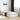 Cadru de pat cu lumini LED, alb, 75x190 cm