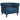 Set canapele, 3 piese, albastru, material textil
