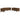 Set de canapele, 3 piese, maro, textil