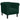 Set de canapele, 3 piese, verde închis, catifea