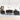 Set de canapele, 3 piese, negru, catifea