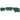 Set canapele, 3 piese, verde închis, material textil