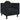 Set de canapele cu perne, 3 piese, negru, catifea