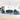 Set canapele Chesterfield perne rulou 3 piese albastru catifea