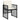 Set mobilier de exterior cu perne, 11 piese, negru, poliratan