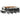 Set mobilier de exterior cu perne, 11 piese, negru, poliratan