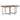 Set mobilier de exterior cu perne, 11 piese, negru, poliratan