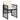 Set mobilier de exterior cu perne, 11 piese, negru, poliratan
