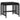Set mobilier de grădină cu perne, 17 piese, negru, poliratan