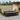 Set mobilier de exterior cu perne, 11 piese, negru, poliratan