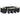 Set mobilier de exterior cu perne, 11 piese, negru, poliratan