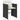 Set mobilier de exterior cu perne, 11 piese, negru, poliratan