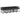 Set mobilier de exterior cu perne, 11 piese, negru, poliratan