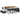 Set mobilier de exterior cu perne, 11 piese, negru, poliratan