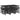 Set mobilier de exterior cu perne, 11 piese, negru, poliratan