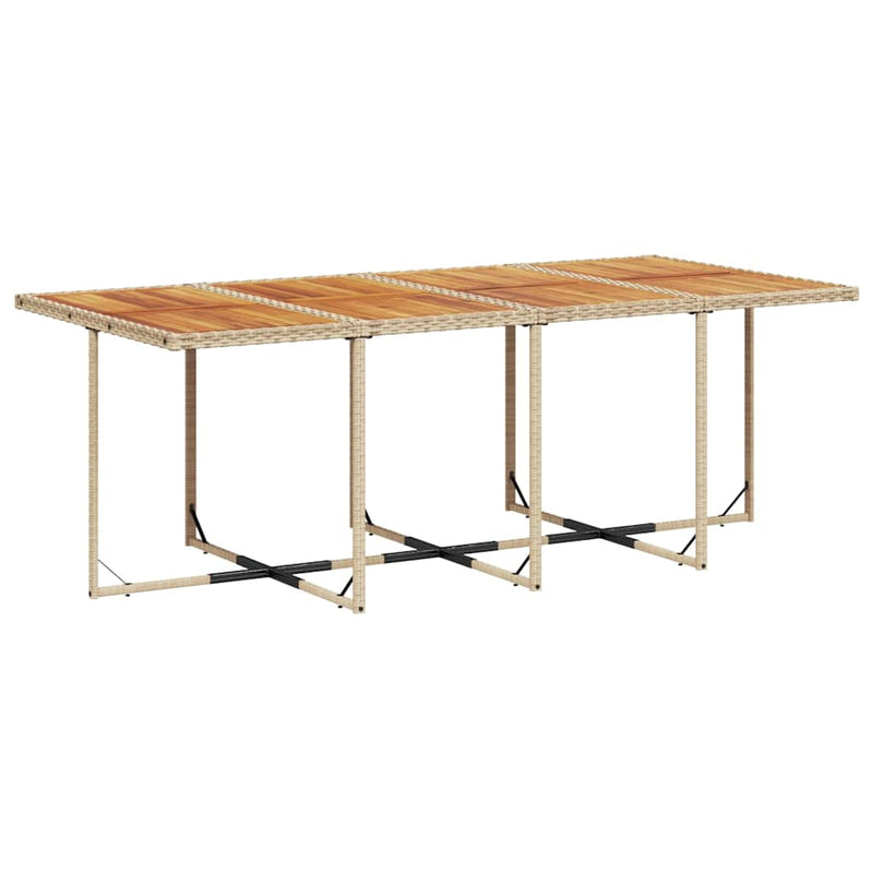 Set mobilier de grădină cu perne, 13 piese, bej, poliratan