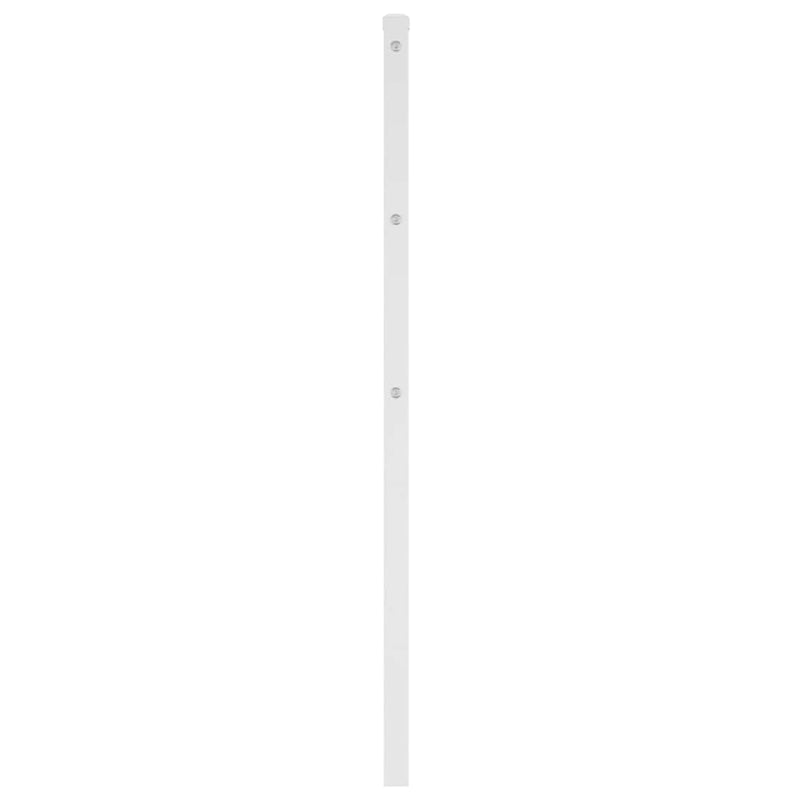 Tăblie de pat de schimb metalică, alb, 75 cm