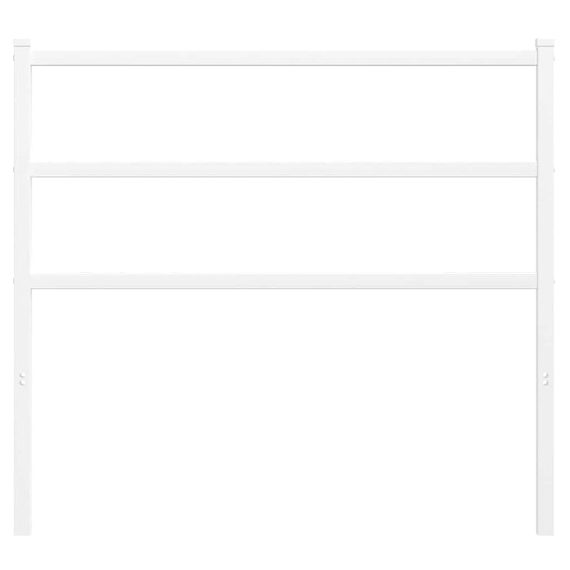Tăblie de pat de schimb metalică, alb, 100 cm