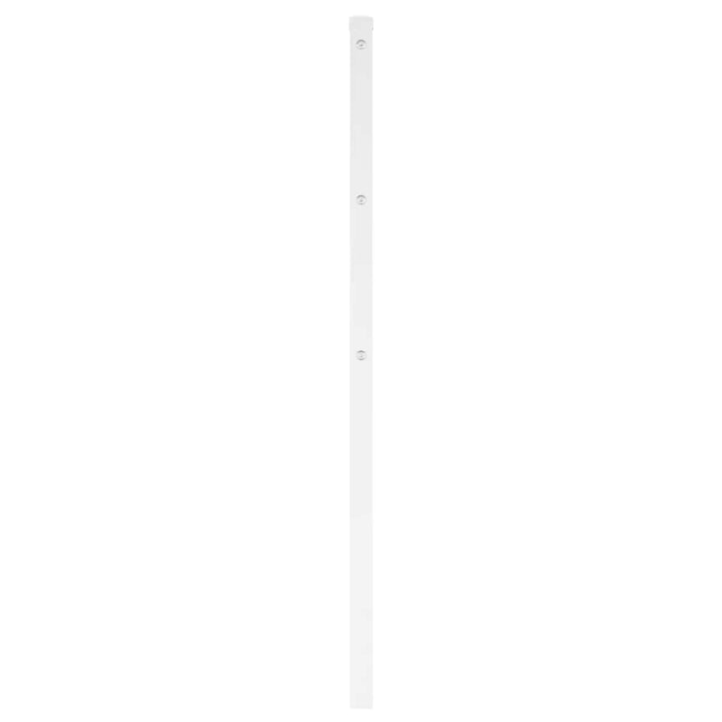 Tăblie de pat de schimb metalică, alb, 150 cm